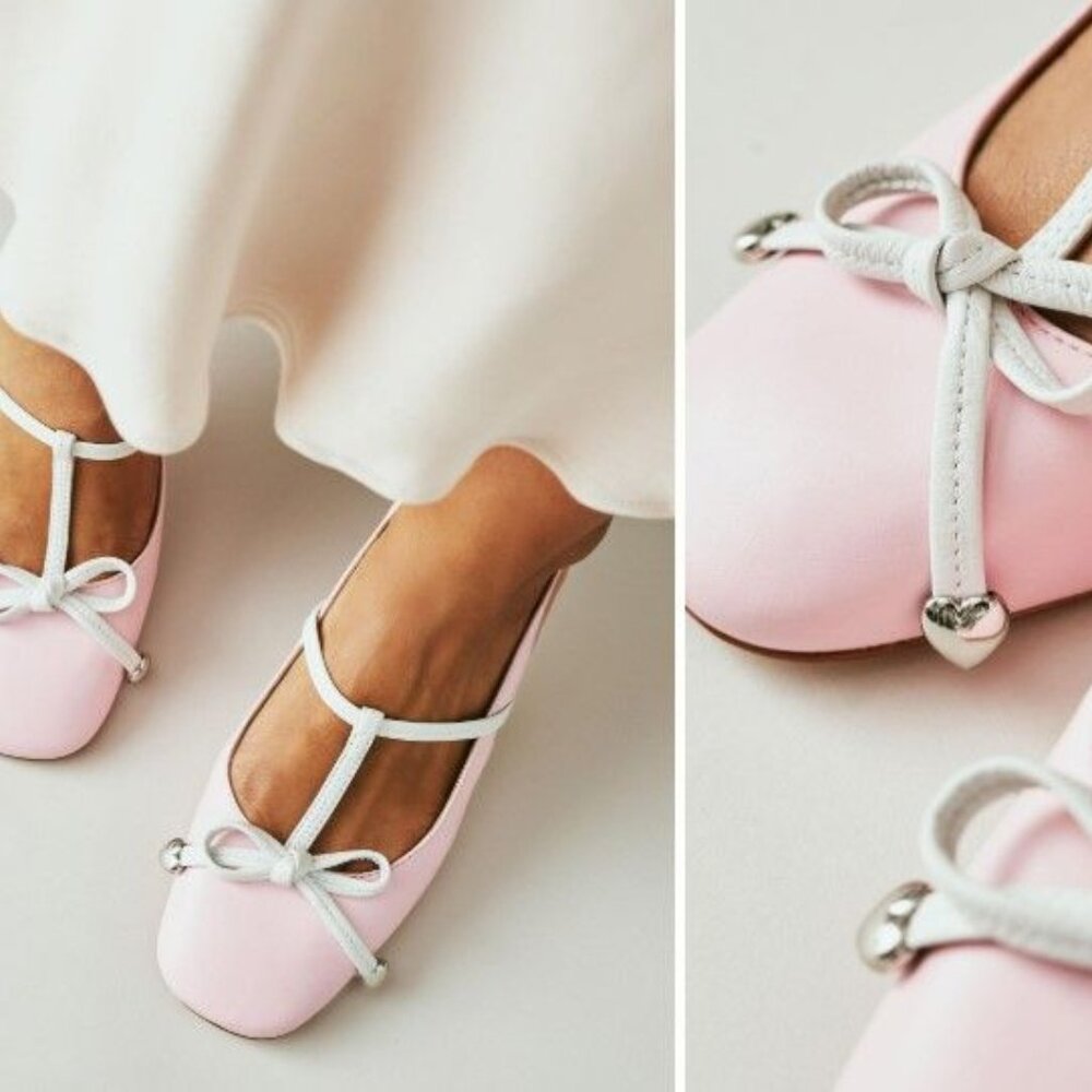 NEW Anthropologie Slingback Kitten Heel Women 9 Chic Modern Elegant Contemporary